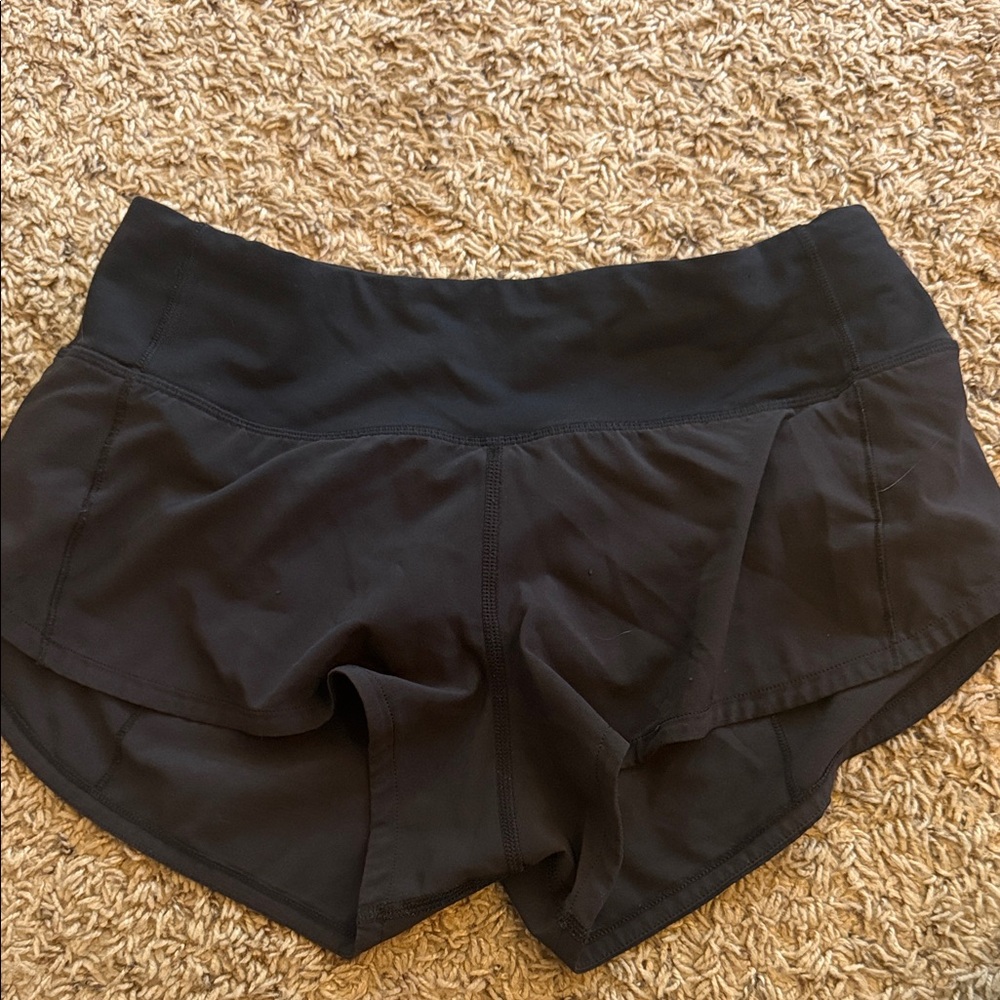 Lululemon Athletica Black Athletic Shorts